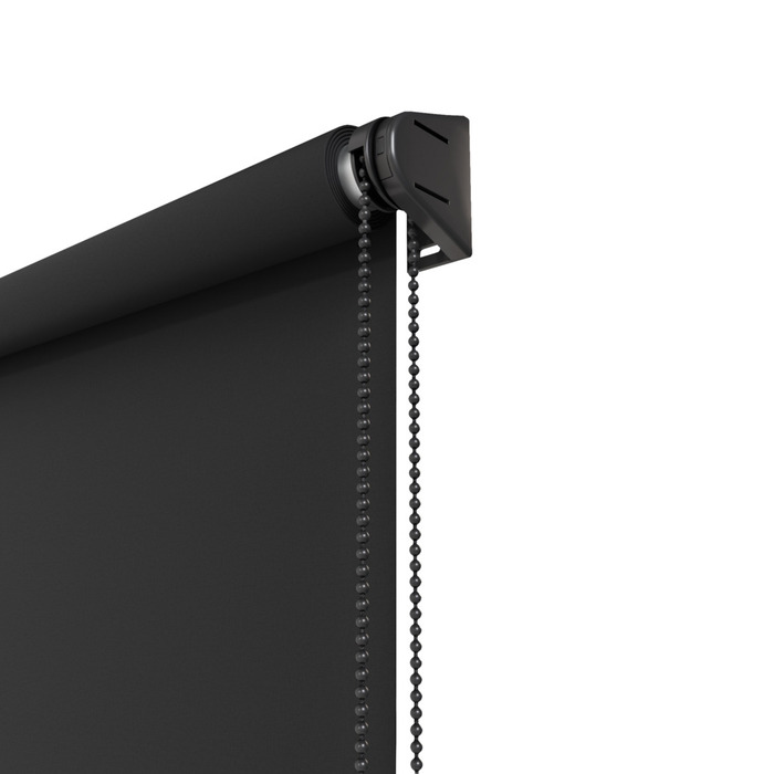 Rullgardin Ljusdämpande Svart 110 x 170 cm